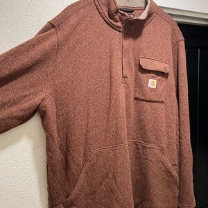 Carhartt Brown Sherpa-Lined Jacket